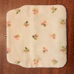 ⭐️VINTAGE⭐️ beautiful Lumured Petite Beaded purse - amazing find!